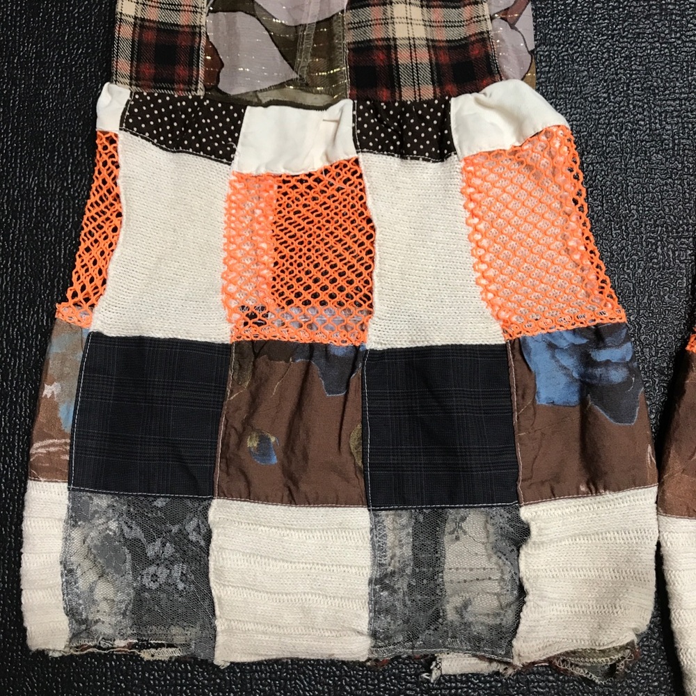 Trixy Xchange Patchwork Fishnet OTK Leg Warmers - Picture 4 of 8